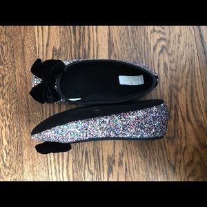 New in Box Kate Spade Glitter Slippers